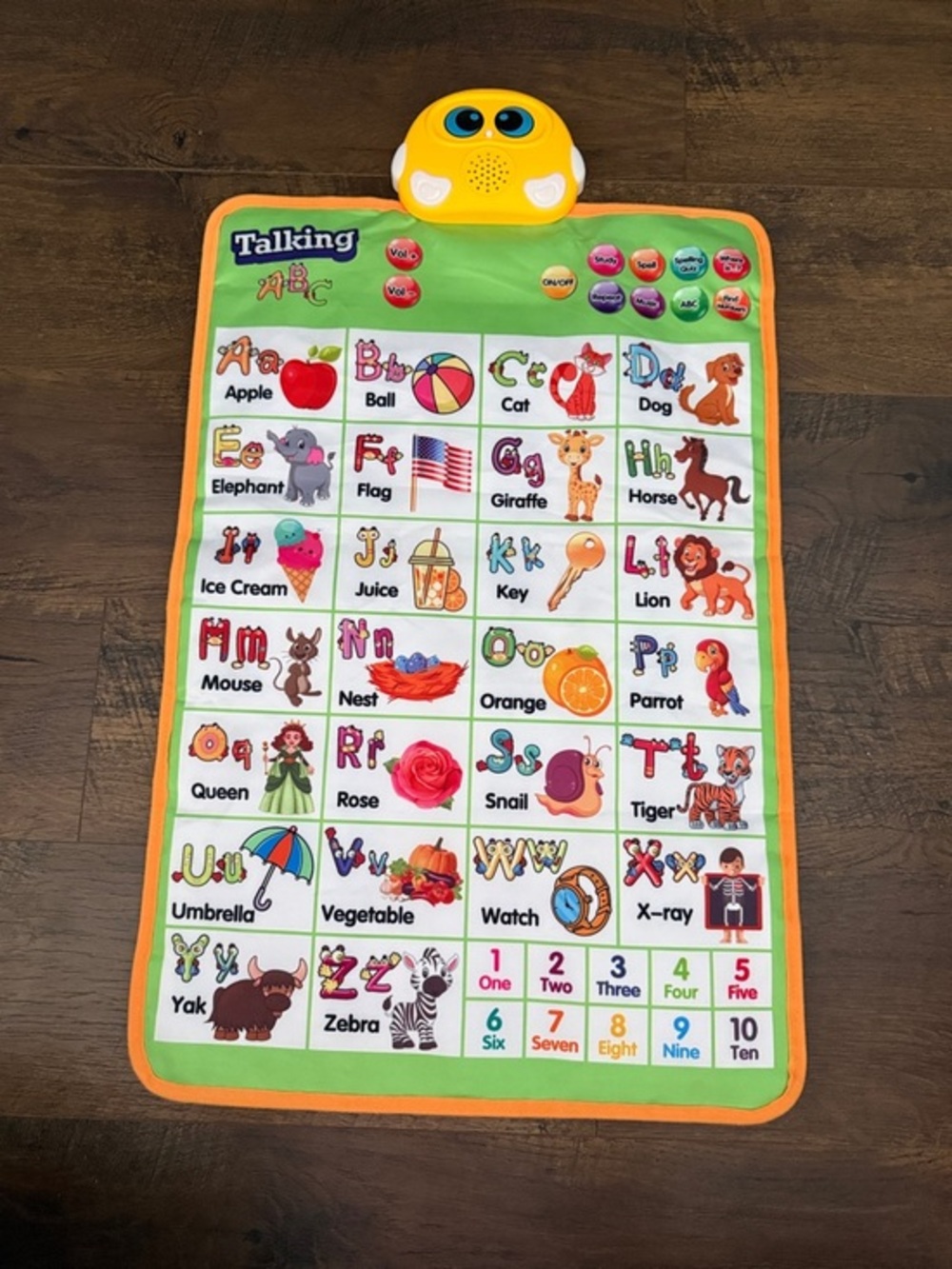 ABC Kids Learning Mat - Green
